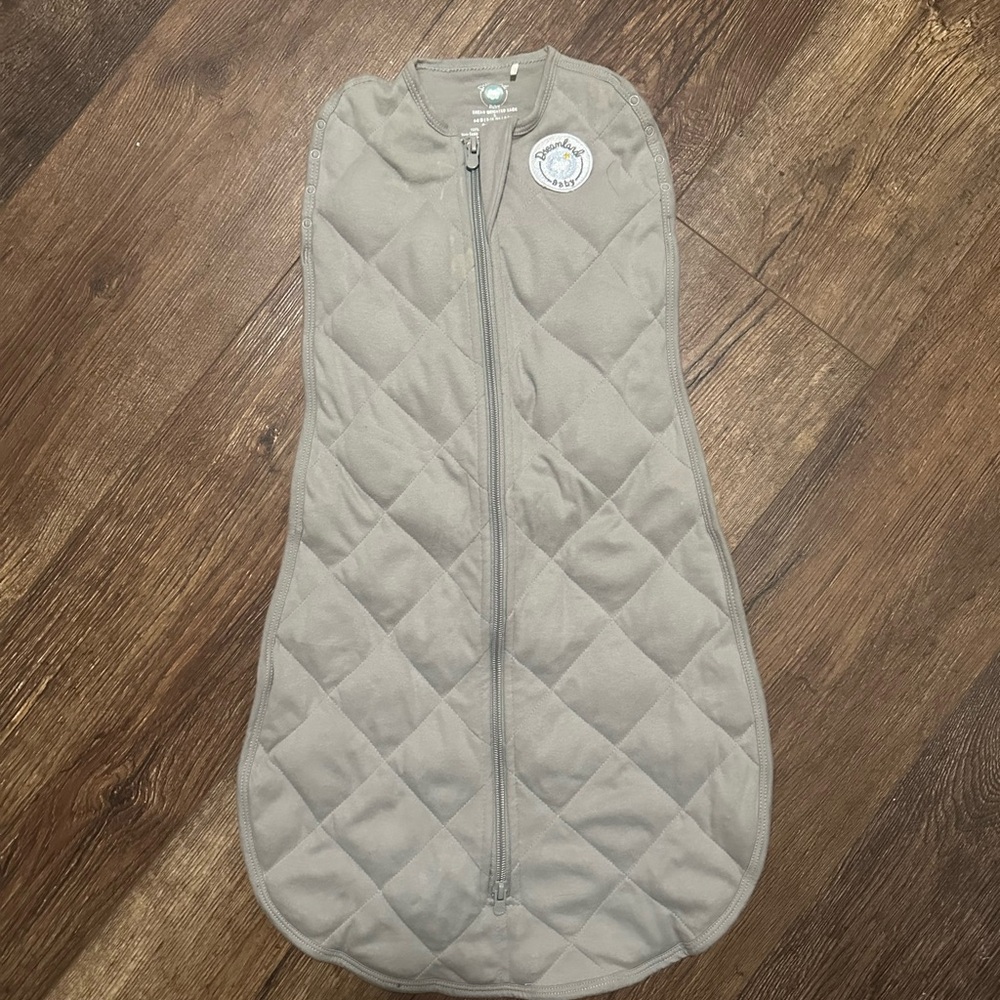 Quilted Gray Kids Sleeping Bag